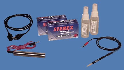 electrolysis needles and supplies