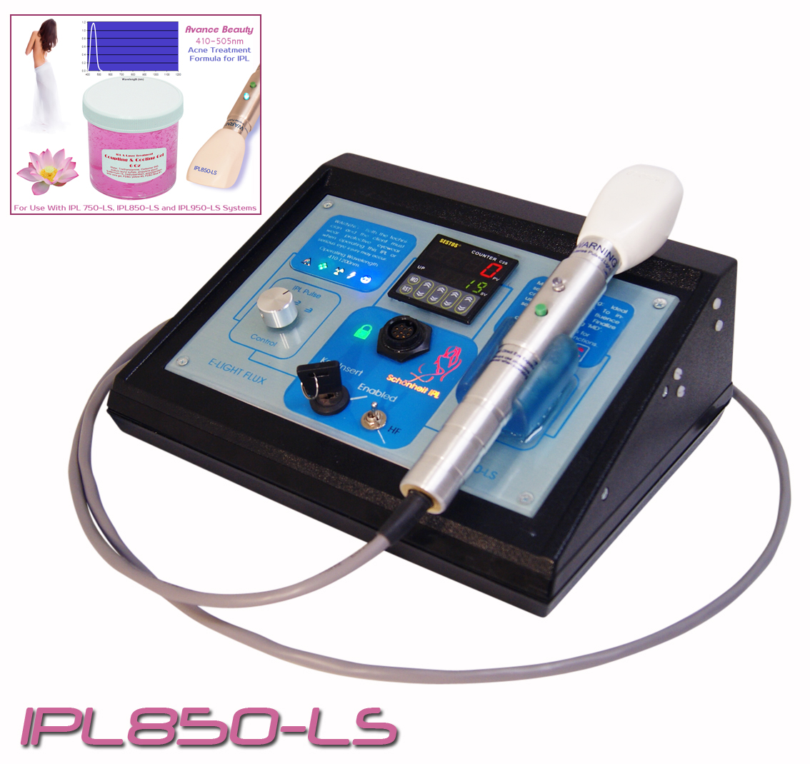 IPL850-LS Acne Treatment Filtering Gel Kit 400-505nm with Beauty Treatment Machine, System, Device.  642057128575