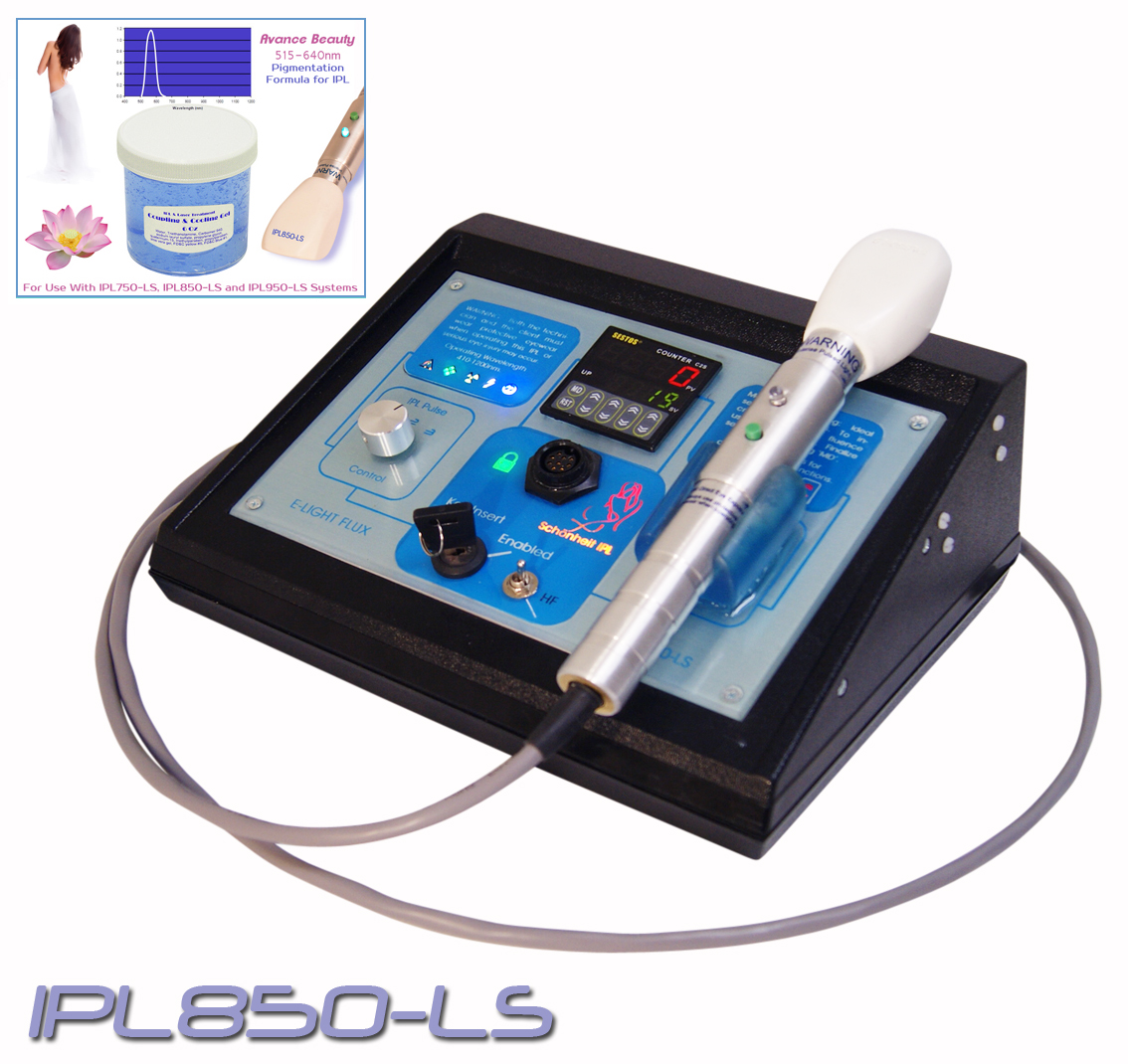 IPL850-LS Pigmentation Therapy Gel Kit 515-640nm with Beauty Treatment Machine, System, Device.  642057128605