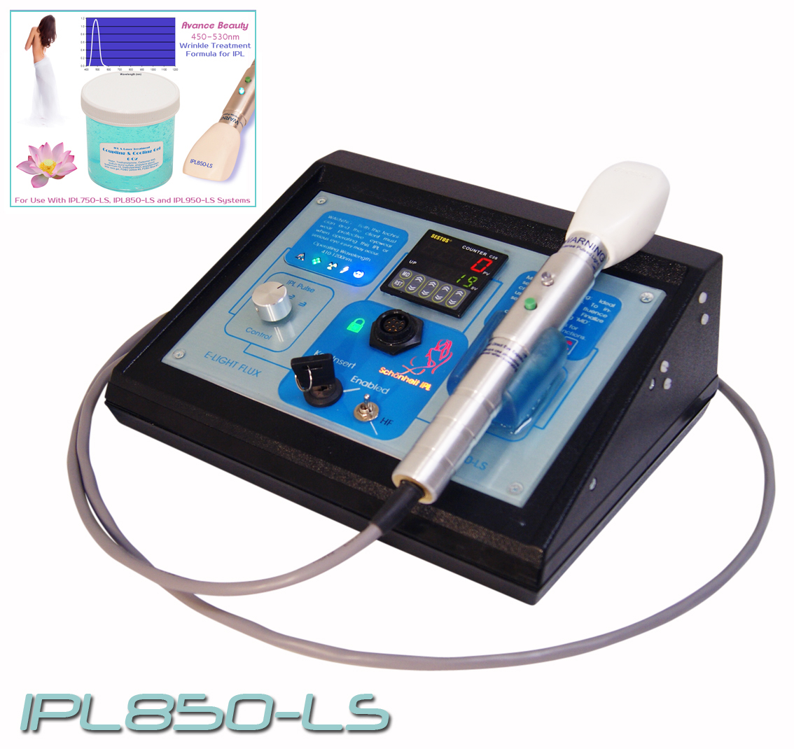 IPL850-LS Wrinkle Treatment Gel Kit 450-530nm with Beauty Treatment Machine, System, Device.  642057128612