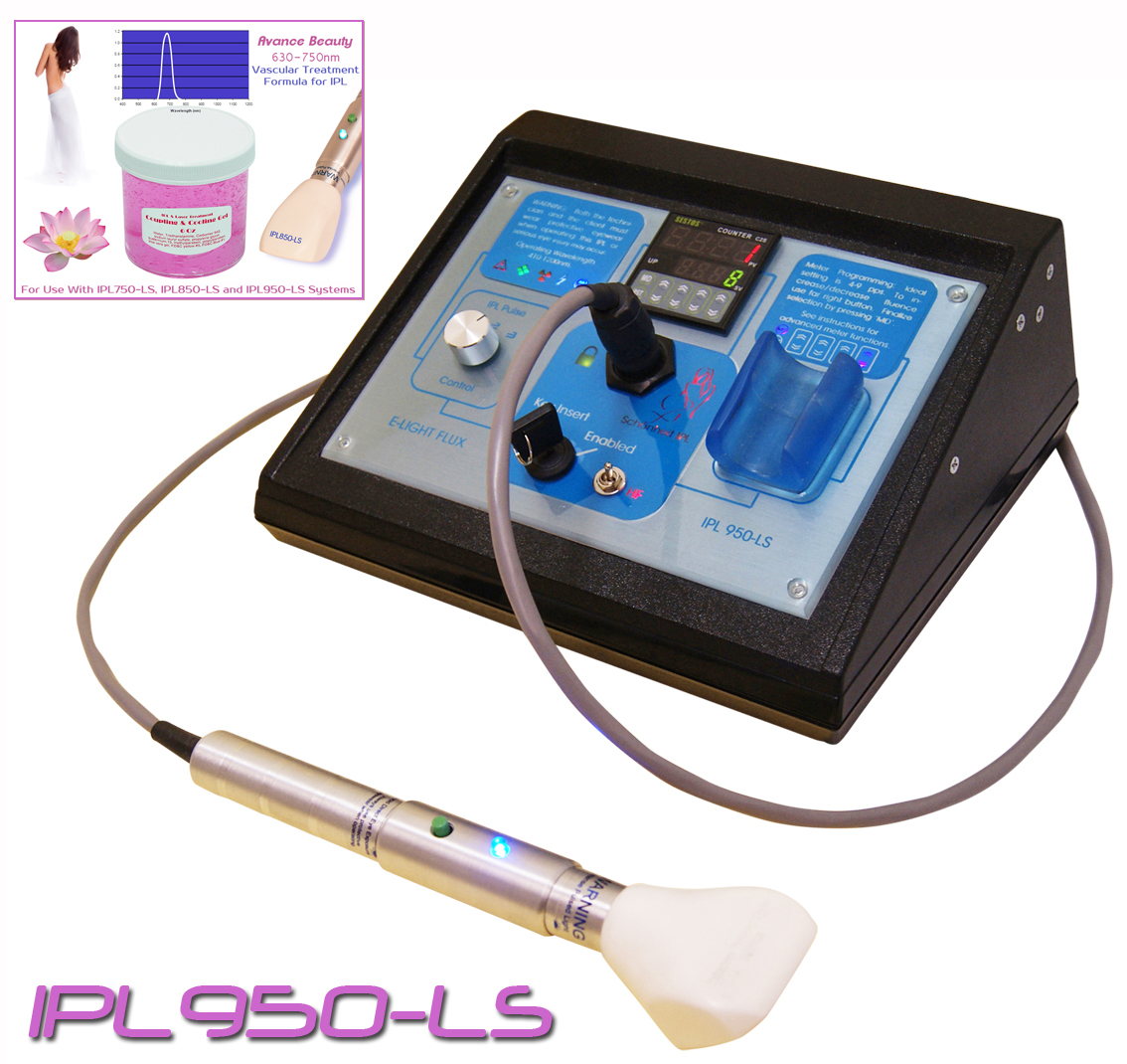 IPL950-LS Vascular Vein Gel Kit 630-750nm with Beauty Treatment Machine, System, Device.  642057128582