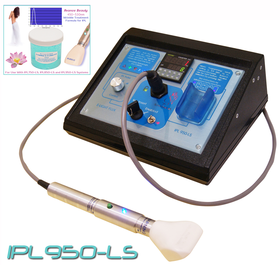 IPL950-LS Wrinkle Treatment Gel Kit 450-530nm with Beauty Treatment Machine, System, Device.  642057128612