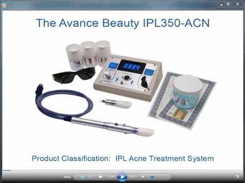 IPL350-ACN Acne Treatment Equipment Demonstration Video Download Thumbnail
