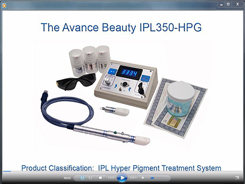 IPL350 Skin Toning & Tightening Equipment Demonstration Video Download Thumbnail