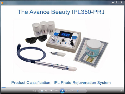 IPL350-PRJ Photo Rejuvenation Equipment Demonstration Video Download Thumbnail