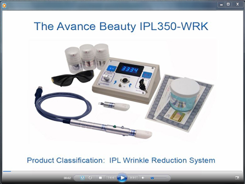 IPL350-WRK Wrinkle Treatment Equipment Demonstration Video Download Thumbnail